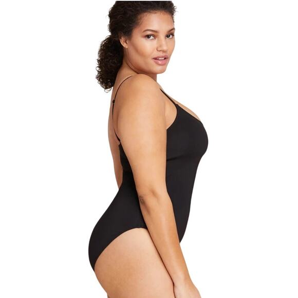 Andie Swim Black One Piece Swimsuit The Amalfi - Picture 3 of 9